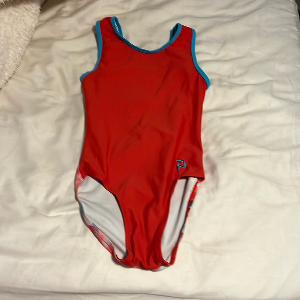 Red gymnastics leotard adult xs!